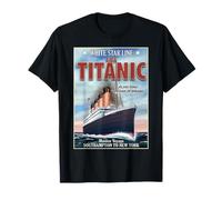 Una camiseta vintage de 1912 para un barco de crucero Titanic Voyage Ship Camiseta