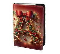 Una cartera de viaje impresa para pasaporte, funda de cuero para pasaporte, para hombres y mujeres, Negro -, Talla única