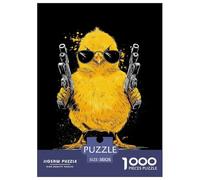 Una Chica Amarilla Fresca Puzzles Imposible,desafío para Adultos Animales Entretenimiento Creativo 1000 Piezas Obra De Arte De Juego De para Adultos Y Niños 38x26cm/1000pcs