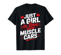 Una chica enamorada de los coches pesados Camiseta