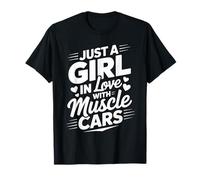 Una chica enamorada de los coches pesados Camiseta