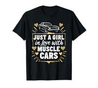 Una chica enamorada de los coches pesados Camiseta