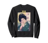 Una Chica Japonesa Retro soñando Despierto Sudadera