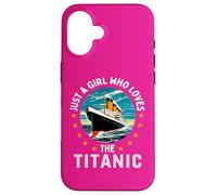 Una Chica Que ama a Las RMS Titanic Girls Carcasa para iPhone 16