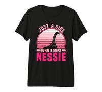 Una Chica Que ama a Nessie - Monstruo del Lago Ness Camiseta Premium