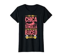 Una Chica Sencilla Buceo Cerveza Buzo Deporte Mujer Regalo Camiseta