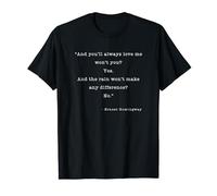 Una cita de adiós a las armas Ernest Hemingway Camiseta