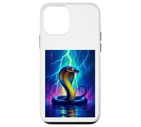 Una Cobra se eleva a través de un Rayo eléctrico en energía Brillante Carcasa para iPhone 12 Mini