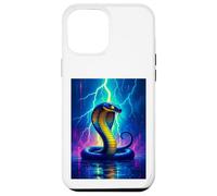 Una Cobra se eleva a través de un Rayo eléctrico en energía Brillante Carcasa para iPhone 12 Pro MAX