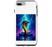 Una Cobra se eleva a través de un Rayo eléctrico en energía Brillante Carcasa para iPhone 7 Plus/8 Plus