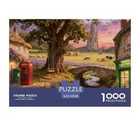 Una colección de Cuentos de Hadas Rurales ingleses (2) 1000 Piezas Jigsaw Colorido Actividades Familiares Jigsaw Juegos Educativos para Adultos 52x38cm/1000pcs