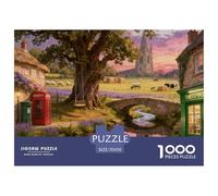 Una colección de Cuentos de Hadas Rurales ingleses (2) 1000 Piezas Jigsaw Colorido DecoracióN Familiar Jigsaw Desafíos Difíciles para Familiares Y Amigos 70x50cm/1000pcs