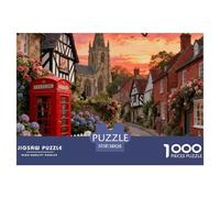 Una colección de Cuentos de Hadas Rurales ingleses (4) 1000 Piezas Jigsaw Clásico Actividades Familiares Jigsaw Juegos Educativos para Regalo 38x26cm/1000pcs