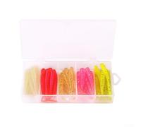 Una colección fiable de 50 piezas de plásticos suaves de estilo vintage listos para ayudarte a enrollar en tu próxima gran captura