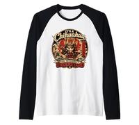 Una Cosa de Chihuahua Que no entenderías un Perro Samurai Divertido Camiseta Manga Raglan