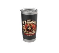 Una cosa de chihuahua que no entenderías un perro samurai divertido Vaso térmico de acero inoxidable de doble pared