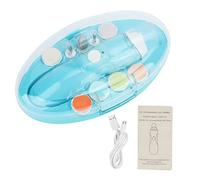 Uña de bebé Eléctrica, C S 9 en 1 Silencio y Seguro de Seguridad USB con Luz LED Manicura Pedicura Pedicura Mejor Archivo de