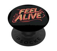 Una declaración genial para aquellos que se sienten vivos PopSockets PopGrip Adhesivo