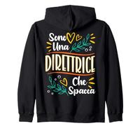 Una Direttrice Che Spacca Regalo Direttrice Direttore Donna Sudadera con Capucha