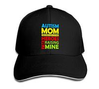 Una Divertida Mamá Autista Admira A Sus Héroes. Yo Estoy Criando A Los Míos. Mujer Hombre Sombrero-Papá Moda Gorra-Deportiva Clásica Protección Solar Gorras para Viaje Ciclismo Hip Hop
