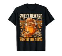 Una Dulce recompensa digna de The Sting Honey Bee Keeper Camiseta gráfica económica