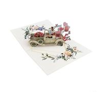 Una encantadora sorpresa en el interior de deliciosas tarjetas emergentes hechas artesanalmente para bodas