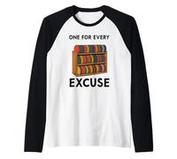Una Excusa para Cada Broma de los Hombres: Disc Golf Camiseta Manga Raglan
