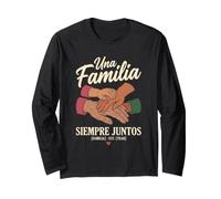 Una Familia Siempre Juntos Diversas Manos Familia Unidad Amor Manga Larga