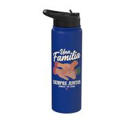 Una Familia Siempre Juntos Diversas Manos Familia Unidad Amor Stainless Steel Insulated Water Bottle