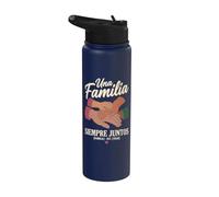 Una Familia Siempre Juntos Diversas Manos Familia Unidad Amor Stainless Steel Insulated Water Bottle