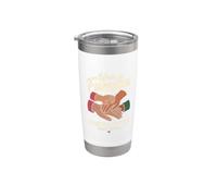Una Familia Siempre Juntos Diversas Manos Familia Unidad Amor Vaso térmico de acero inoxidable de doble pared