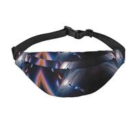 Una fascinante riñonera cruzada de viaje del universo, adecuada para deportes, correr, ciclismo, viajes, pesca para niños, riñonera grande