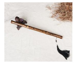 Una Flauta De Bambú Morada Para Que Los Adultos Practiquen La Flauta Travesera. Flauta bambú profesional(F key)