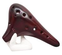Una flauta de cerámica única y natural en forma de Ocarina for principiantes Ocarina de 12 agujeros en do alto Ocarina de doce agujeros for principiantes Ocarina AC recomendada for principiantes