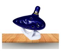 Una flauta de cerámica única y natural en forma de Ocarina for principiantes Ocarina de 12 agujeros Ocarina of Time Instrumento musical Flauta