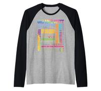 Una Frase de Unidad de Amor en Diferentes Idiomas en Todo el Mundo sanar Camiseta Manga Raglan