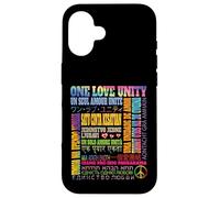 Una Frase de Unidad de Amor en Diferentes Idiomas en Todo el Mundo sanar Carcasa para iPhone 16