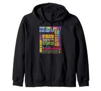 Una Frase de Unidad de Amor en Diferentes Idiomas en Todo el Mundo sanar Sudadera con Capucha