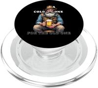 Una fría para el Viejo Cerveza de jardinería PopSockets PopGrip para MagSafe