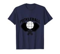Una genial pelota de pickleball y paletas divertidas para amantes del deporte Camiseta