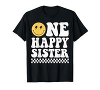 Una Hermana Feliz Que Cumple el Primer cumpleaños de Happy Dude Sister Camiseta