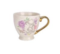 Una hermosa taza de mamá de Dumbo de Disney de 10 cm x 9 cm con mango dorado en