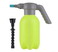 Una herramienta, esta regadera eléctrica recargable funciona bien en tu jardín, así como alrededor de la casa (amarillo pálido)