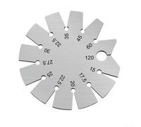 Una herramienta portátil de medición de ángulo de acero inoxidable perfecta para, con un rango de quince grados hasta ciento veinte grados