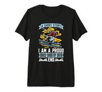 Una Historia Corta Soy un Amante Orgulloso del esquí Esquiador de Fondo Camiseta Premium