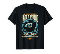 Una Historia Corta Soy un dragón Barbudo Amante de los lagartos de herpetología Camiseta gráfica económica
