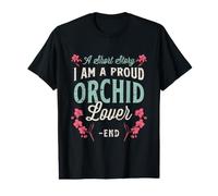 Una Historia Corta Soy un Jardinero Orgulloso Amante de Las orquídeas botánicas Camiseta gráfica económica