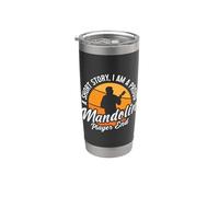 Una historia corta Soy un jugador de mandolina amante de la música de montaña Vaso térmico de acero inoxidable de doble pared