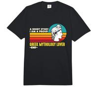 Una Historia Corta Soy un Orgulloso Amante de Dios Antiguo Mitología Griega Comfort Colors Adult Heavyweight T-Shirt