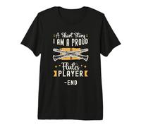 Una Historia Corta Soy un Orgulloso Amante de la Flauta flautista flautista Jugador Camiseta Premium